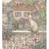 Balcony - Original Watercolor Painting
