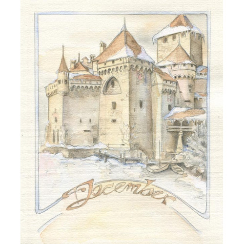 Castle April - Small Painting 