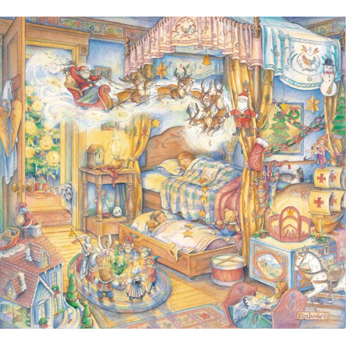 Christmas Dream  - Kim Jacobs Art Print 