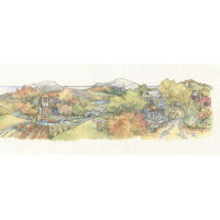 Landscape Fall 1996 Miniature Painting  