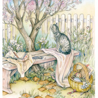 First Bloom - Original Watercolor Painting