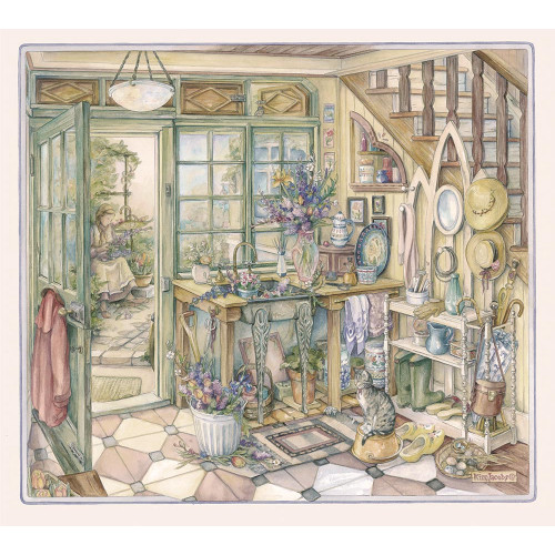 Flowers for the House - Kim Jacobs Art Print Flowers for the House - Kim Jacobs Art Print