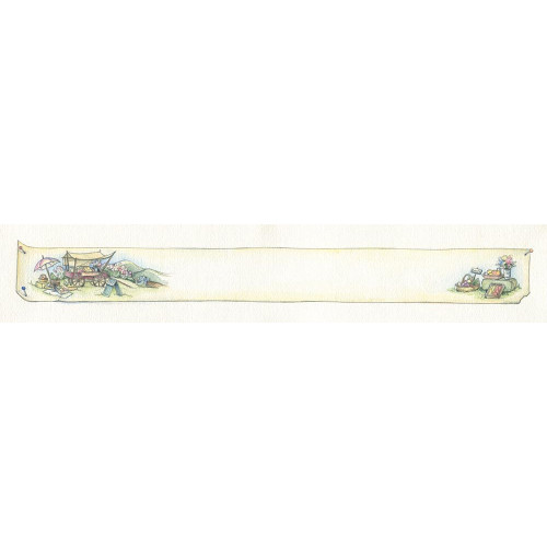 Panel Herbs and Flowers - Miniature Painting  
