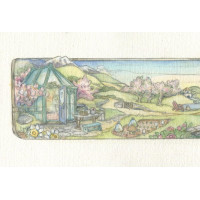 Landscape Cobblestone Way Gateway - Miniature Painting  