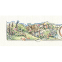 Landscape Cobblestone Way Gateway - Miniature Painting Landscape Cobblestone Way Gateway - Miniature Painting