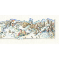 Landscape Cobblestone Way Gateway - Miniature Painting Landscape Cobblestone Way Gateway - Miniature Painting