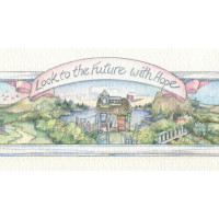 Landscape Look to the Future with Hope - Miniature Painting Landscape Look to the Future with Hope - Miniature Painting