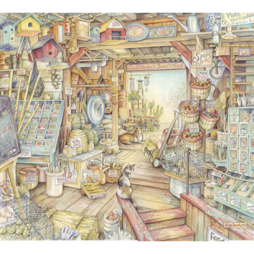 Seed and Feed  - Kim Jacobs Art Print 