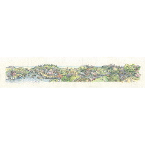 Landscape Spring 1996 Miniature Painting  
