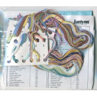 Stamped Cross Stitch Kit WATERSIDE COTTAGE  Janlynn Brand