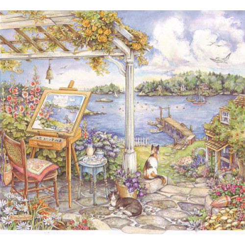 Waterview  - Kim Jacobs Art Print 